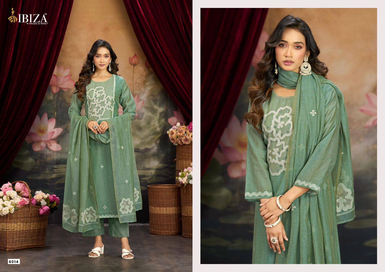 TOPAZ By IBIZA 6011 To 6014 Series Beautiful Festive Suits Stylish Colorful Fancy Casual Wear Cotton Digital Print Dresses At Wholesale Price